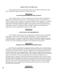 Attachment D Contract and Contract Affidavit - Consultant Services - Marketing and Public Relations - Maryland, Page 4