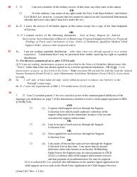 Form UD-7 Affirmation of Defendant in Action for Divorce - New York, Page 2