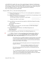 Form UD-7 Affirmation of Defendant in Action for Divorce - New York, Page 3