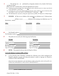 Form UD-2 Verified Complaint Action for Divorce - New York, Page 2