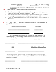 Form UD-6 Sworn Affirmationof Plaintiff - New York, Page 2