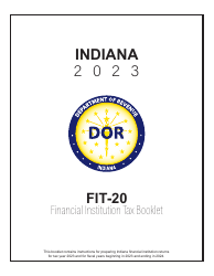 Instructions for Form FIT-20, State Form 44623 - Indiana