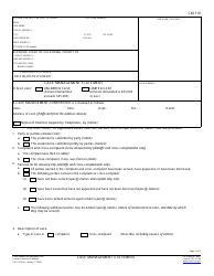 Document preview: Form CM-110 Case Management Statement - California