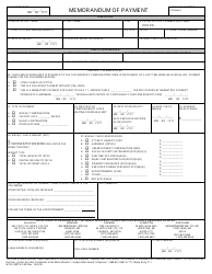 Document preview: Form WCB-3 Memorandum of Payment - Maine