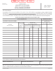 BLM Form 4130-5 Actual Grazing Use Report