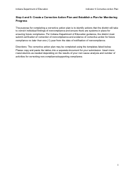 Results Driven Accountability (Rda) Corrective Action Plan - Indicator 9: Disproportionate Representation of Students With Disabilities by Race or Ethnicity - Indiana, Page 2