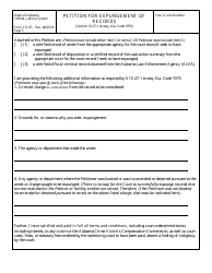 Form CR-65 Petition for Expungement of Records - Alabama, Page 5