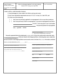 Form CR-65 Petition for Expungement of Records - Alabama, Page 6