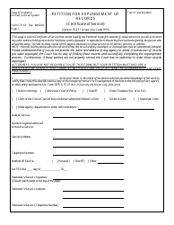 Form CR-65 Petition for Expungement of Records - Alabama, Page 7