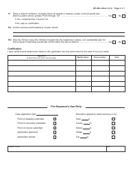 Form RP-459-C-RNW Renewal Application for Exemption for Persons With Disabilities and Limited Incomes - New York, Page 3