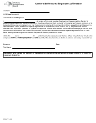 Document preview: Form C-32AF Carrier's/Self-insured Employer's Affirmation - New York