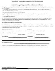 Form AFF-1 Affirmation for Workers&#039; Compensation Death Benefits - New York, Page 10