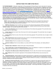 Form RB-89.3 Rebuttal of Application for Reconsideration/Full Board Review - New York