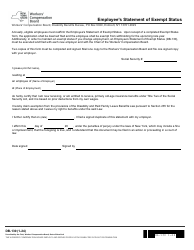 Document preview: Form DB-130 Employee's Statement of Exempt Status - New York