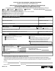 Form DB-802 Application to Have Association, Union or Trustees Plan Accepted/Terminated as Employer&#039;s Plan - New York