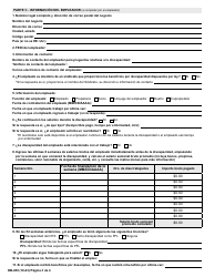 Formulario DB-450 Notificacion Y Prueba De Reclamo Por Beneficios Por Discapacidad - New York (Spanish), Page 4