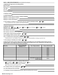 Form DB-450 Notice and Proof of Claim for Disability Benefits - New York, Page 4