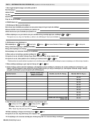 Form DB-450 Notice and Proof of Claim for Disability Benefits - New York (Haitian Creole), Page 4