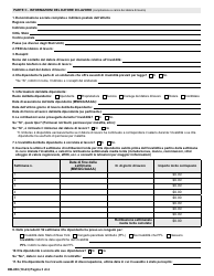 Form DB-450 Notice and Proof of Claim for Disability Benefits - New York (Italian), Page 4
