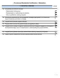 Provisional Residential Certification/Attestation - Kentucky, Page 8