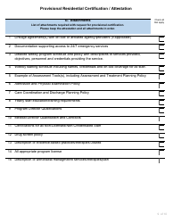 Provisional Residential Certification/Attestation - Kentucky, Page 9