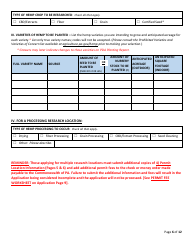 Hemp Research Permit Application &amp; Renewal Form - Pennsylvania, Page 6