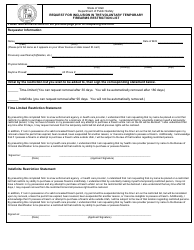 Request for Inclusion in the Voluntary Temporary Firearms Restriction List - Utah, Page 2