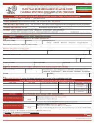 Enrollment/Change Form - Flexible Spending Accounts (FSA) Program - New York City