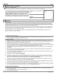Form OP128 Ordinary Plumbing Work Report - New York City, Page 2