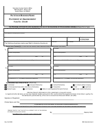 Document preview: Fictitious Business Name Statement of Abandonment - County of Sonoma, California