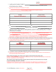 Form CC-DR-079BLR Request to Register an Out-of-State Child Custody Order - Maryland (English/Russian), Page 2