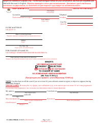 Document preview: Form CC-DR-119BLR Minor's Consent/Objection to Change of Name - Maryland (English/Russian)