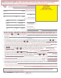 Document preview: Form DC-CV-082MHBLR Failure to Pay Rent - Park Owner's Complaint for Repossession of Rented Property Real Property 8a-1701 - Maryland (English/Russian)