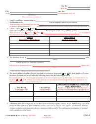 Form CC-DC-095BLR Counter-Claim for Custody/Child Support - Maryland (English/Russian), Page 2
