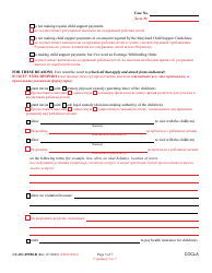 Form CC-DC-095BLR Counter-Claim for Custody/Child Support - Maryland (English/Russian), Page 5