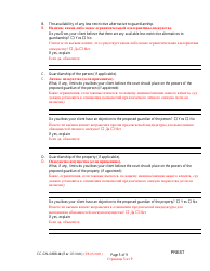 Form CC-GN-049BLR Pre-hearing Statement (Guardianship) - Maryland (English/Russian), Page 5