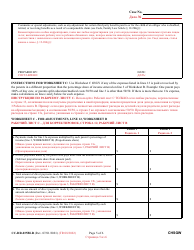 Form CC-DR-035BLR Worksheet B Child Support Obligation: Shared Physical Custody - Maryland (English/Russian), Page 5