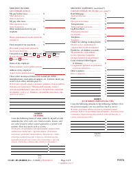 Form CC-DC-DV-004BLR Financial Statement - Maryland (English/Russian), Page 2