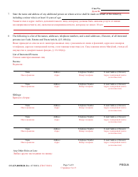 Form CC-GN-001BLR Petition for Guardianship of Minor - Maryland (English/Russian), Page 5