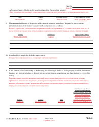 Form CC-GN-001BLR Petition for Guardianship of Minor - Maryland (English/Russian), Page 7