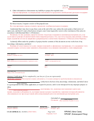 Form CC-DC-089BLR Request for Waiver of Prepaid Costs - Maryland (English/Russian), Page 3