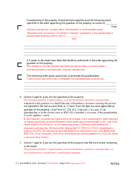 Form CC-GN-029BLR Petition for Termination of Guardianship of the Property - Maryland (English/Russian), Page 5