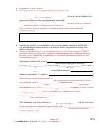 Form CC-GN-043BLR Petition by Parent (Appointment of Standby Guardian) - Maryland (English/Russian), Page 4