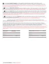 Form CC-DC-CR-072ABLR Petition for Expungement of Records (Acquittal, Dismissal, Probation Before Judgment, Nolle Prosequi, Stet, Not Criminally Responsible, or Transfer to Juvenile Disposition) - Maryland (English/Russian), Page 2