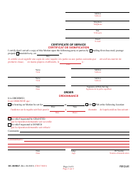 Form DC-002BLF Motion - Maryland (English/French), Page 2