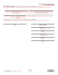 Form CC-DR-062BLF Petition for Change of Name of a Minor - Maryland (English/French), Page 6