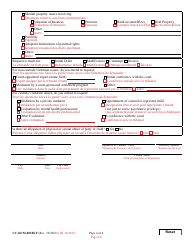 Form CC-DCM-001BLF Civil - Domestic Case Information Report - Maryland (English/French), Page 4