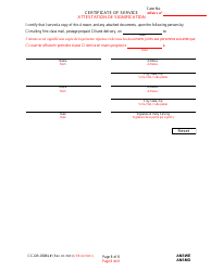 Form CC-DR-050BLF Answer to Complaint/Petition/Motion - Maryland (English/French), Page 8