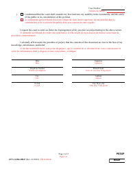 Form JUV-11-506.1BLF Petition for Expungement of Juvenile Records - Maryland (English/French), Page 3