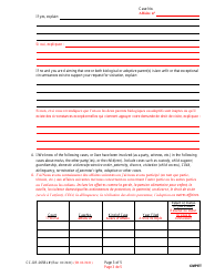 Form CC-DR-005BLF Complaint for Visitation (Child Access) - Maryland (English/French), Page 3